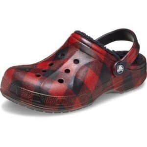 Crocs Unisex Ralen Lined Clogs – Buffalo Plaid, Women’s 6 / Men’s 4